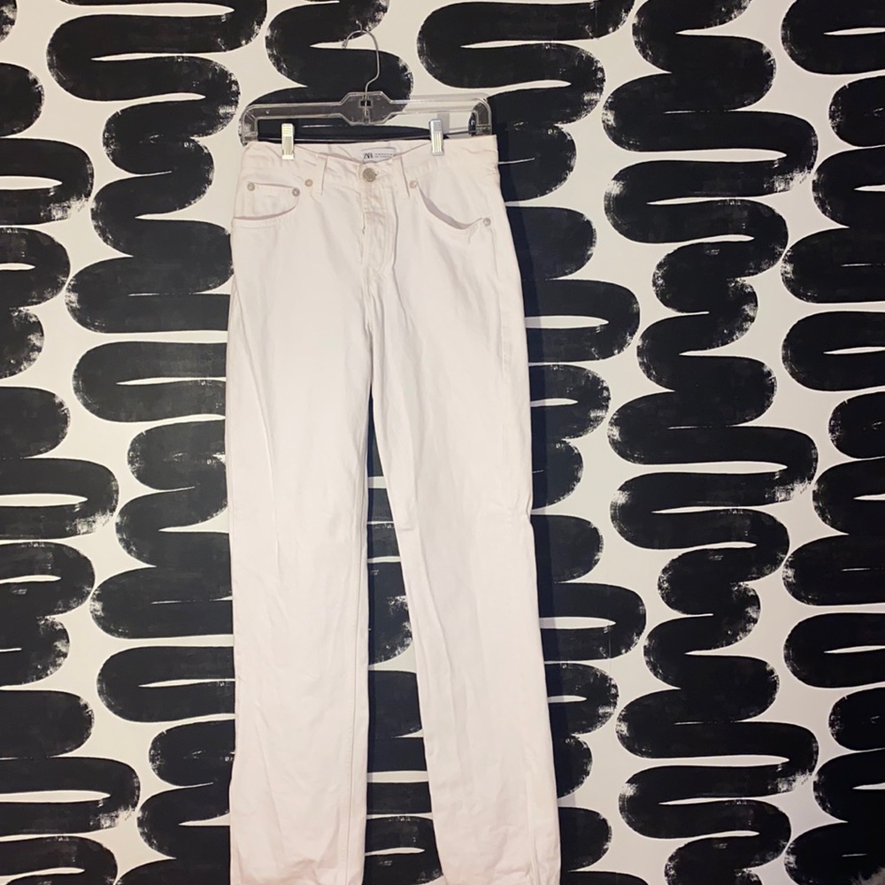 ZARA White Jeans